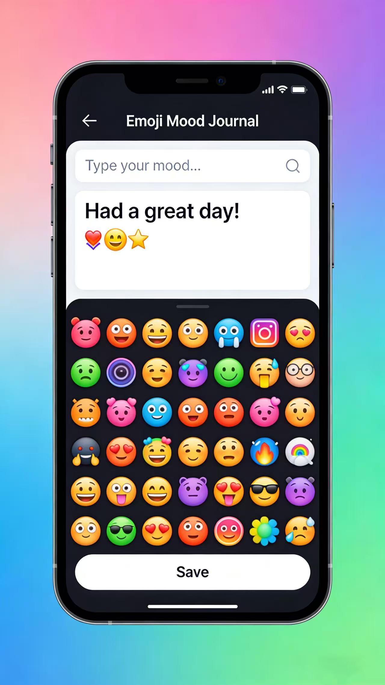 Emoji Diary screenshot 1